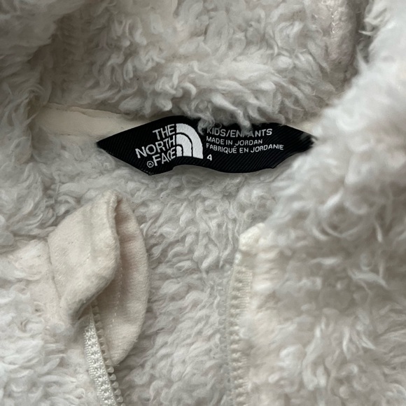 The North Face Kids White Fleece Jacket - Picture 4 of 6